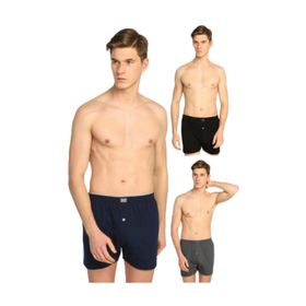Tutku ELF568T0117CCM6 Karışık Renk 6 lı Paket Penye Düğmeli Erkek Boxer