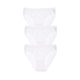 Tutku ELF568T0635CCM3 Beyaz 3 lü Paket Bikini Kadın Külot