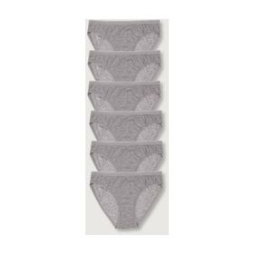 Tutku ELF568T0635CCM6 Gri 6 lı Paket Bikini Kadın Külot