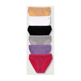 Tutku ELF568T0635CCM6 Karışık Renk 6'lı Paket Bikini Kadın Külot