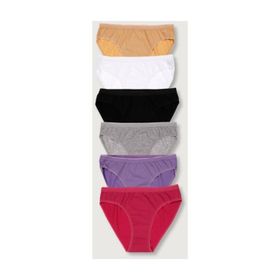 Tutku ELF568T0635CCM6 Karışık Renk 6'lı Paket Bikini Kadın Külot