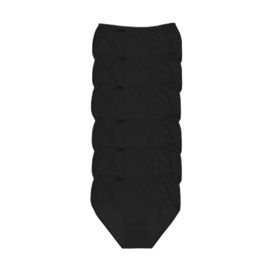 Tutku ELF568T0635CCM6 Siyah 6 lı Paket Bikini Kadın Külot