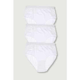 Tutku ELF568T0922CCM3 Beyaz 3 lü Paket Ribana Bato Kadın Külot