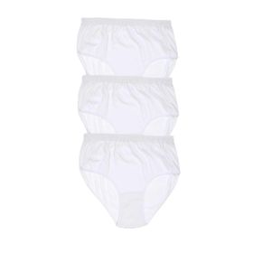 Tutku ELF568T0922CCM3 Beyaz 3 lü Paket Ribana Bato Kadın Külot