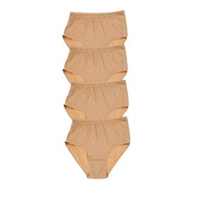 Tutku ELF568T0922CCM4 Beyaz 4 lü Paket Ribana Bato Kadın Külot