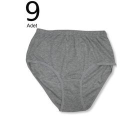 Tutku ELF568T0922CCM9 Gri 9 Lu Paket Ribana Bato Kadın Külot