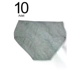 Tutku ELF568T0924CCM10 Gri 10 Lu Paket Likralı Bato Kadın Külot