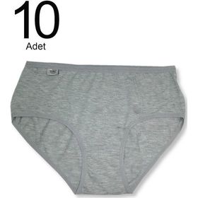 Tutku ELF568T0924CCM10 Gri 10 Lu Paket Likralı Bato Kadın Külot