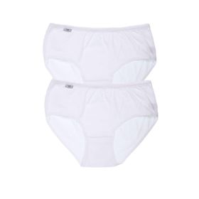 Tutku ELF568T0924CCM2 Beyaz 2 li Paket Likralı Bato Kadın Külot
