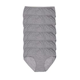 Tutku ELF568T0924CCM6 Gri 6 Lı Paket Likralı Bato Kadın Külot