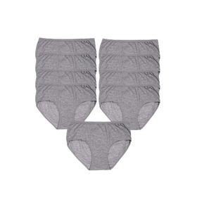 Tutku ELF568T0924CCM9 Gri 9 Lu Paket Likralı Bato Kadın Külot