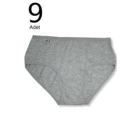 Tutku ELF568T0924CCM9 Gri 9 Lu Paket Likralı Bato Kadın Külot