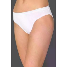 Tutku ELF568TUTKU635CCM6 Beyaz 6'lı Paket Pamuklu Su Yolu Kadın Bikini Külot