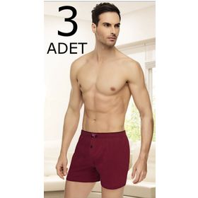 Tutku Elit 1101 Havlu Bel Penye 3 Adet Gri Erkek Boxer