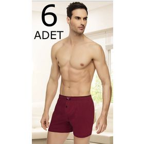 Tutku Elit 1101 Havlu Bel Penye 6 Adet Siyah Erkek Boxer
