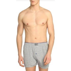 Tutku Elit 1101 Penye Havlu Bel Düz 12 Adet Gri Erkek Boxer