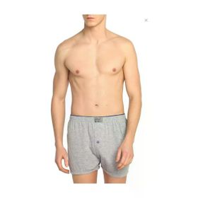 Tutku Elit 1101 Penye Havlu Bel Düz 6 Adet Gri Erkek Boxer