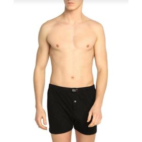 Tutku Elit 1101 Penye Havlu Bel Düz 6 Adet Siyah Erkek Boxer