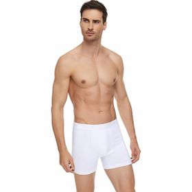 Tutku Elit 1251 Beyaz 3'lü Modal Elastan Erkek Boxer