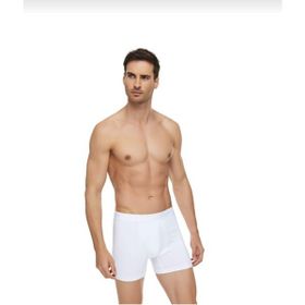 Tutku Elit 1251 Modal Elastan 10 Adet Beyaz Erkek Boxer