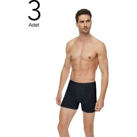 Tutku Elit 1251 Siyah Modal Elastan Erkek Boxer
