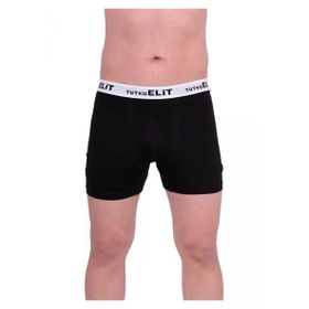 Tutku Elit 1252 Modal Elastan Spor 12 Adet Siyah Erkek Boxer