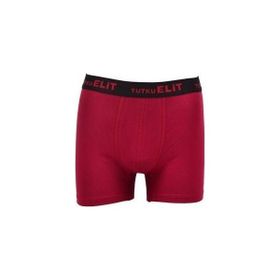 Tutku Elit 1252 Modal Elastan Spor 6 Adet Bordo Erkek Boxer