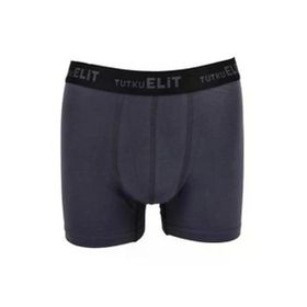 Tutku Elit 1252 Modal Elastan Spor 9 Adet Füme Erkek Boxer