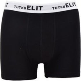 Tutku Elit 1252 Siyah 3 Adet Modal Elastan Spor Boxer