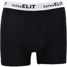 Tutku Elit 1252 Siyah 3 Adet Modal Elastan Spor Boxer