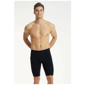 Tutku Elit 1253 Siyah Tekli Paket Vücudu Saran Uzun Likralı Boxer