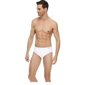 Tutku Elit 1351 Elestan İnce Bel Kemerli Beyaz Erkek Slip