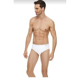 Tutku Elit 1351 Elestan İnce Bel Kemerli Beyaz Erkek Slip