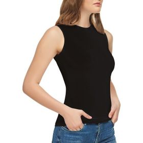 Tutku Elit 2201 Elastan Sıfır Kol 3 Adet Siyah Kadın Body