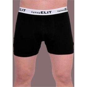 Tutku Elit Modal Elastan Spor 6'lı Siyah Erkek Boxer