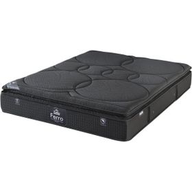 Tutku Ferro Pedli Yatak 5 Bölgeli Torba Yay Sistemi Orta Sert Tek Taraflı Ergonomik Destekli Siyah 100x200 cm Yatak