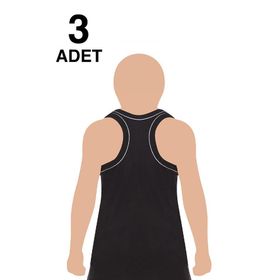 Tutku GRİ-4 3 Adet Gri Rambo Arkası Çapraz Likralı Çocuk Atlet