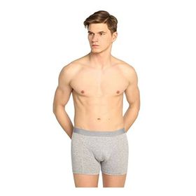 Tutku İç Giyim Pamuklu Likralı Paçalı Don 4'lü Gri Erkek Boxer