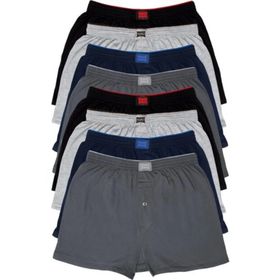 Tutku Karışık Renk Penye Havlu Bel 8'li Erkek Boxer