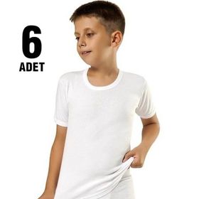 Tutku Penye Bisiklet Yaka 6'lı Erkek Atlet