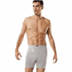 Tutku Ribana Gri Renk Paçalı Boxer