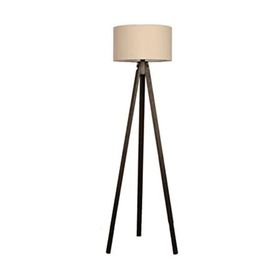 Tutta La Vita Bej Başlık Ceviz Ayak Tripod Lambader