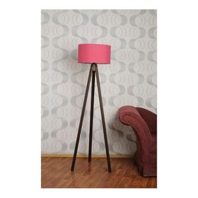 Tutta La Vita Fuşya Başlık Ceviz Ayak Tripod Lambader