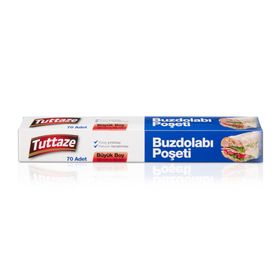 Tuttaze Büyük Boy 70'li Buzdolabı Poşeti