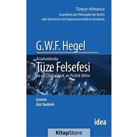 TÜZE FELSEFESI PHILOSOPHIE DES RECHTS - GEORG HEGEL