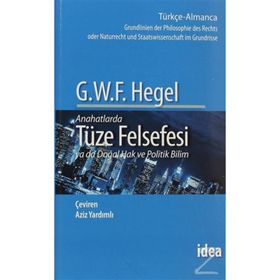 TÜZE FELSEFESI PHILOSOPHIE DES RECHTS - GEORG HEGEL