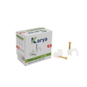 TveT 3 Numara 9,50 x 7 mm 100 Adet Çelik Çivili Kroşe