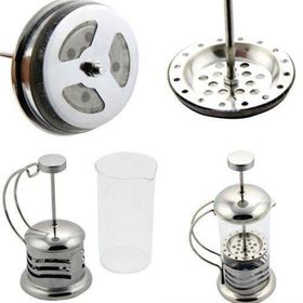 TveT 350 ml French Press Süzgeçli Çay ve Kahve Kupası