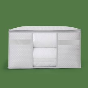 Tvl Home 75x40x40 cm Pencere Detaylı Gri Yastık Hurcu