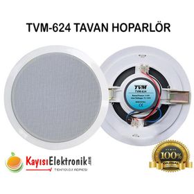 TVM 624 Hat Trafolu Alçıpan Tavan Hoparlörü